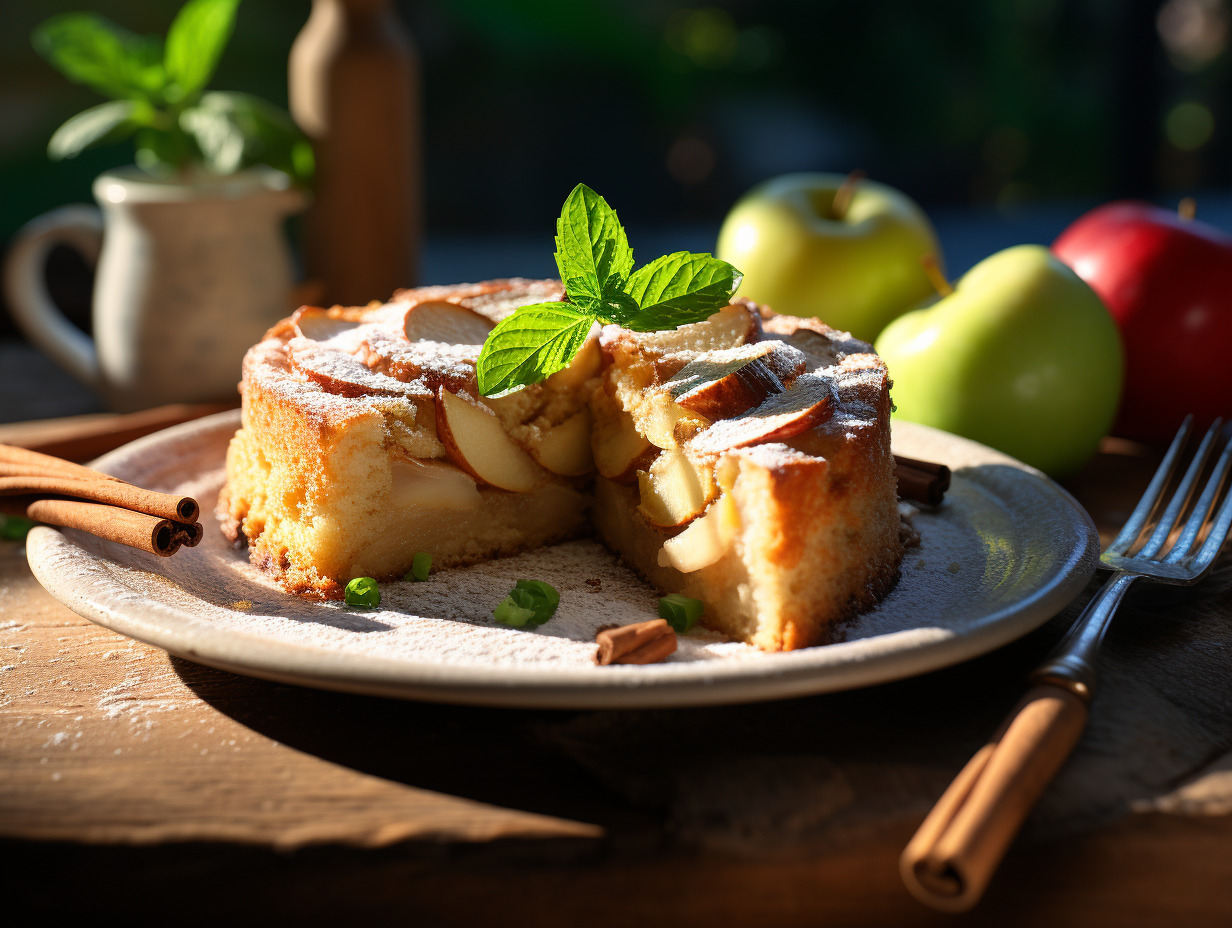 gâteau pommes