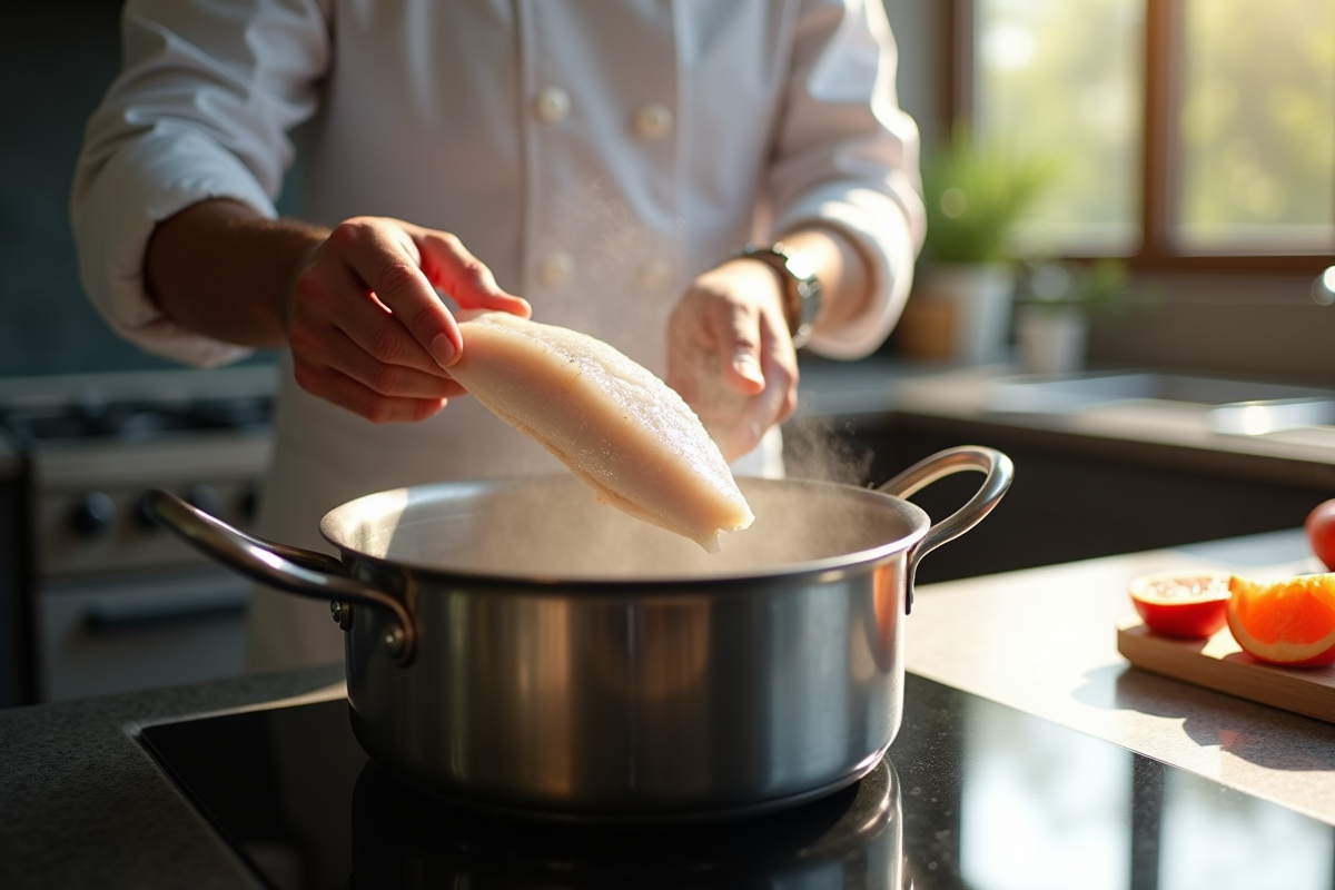 La cuisson du cabillaud : faut-il privilégier l’eau froide ou chaude ?