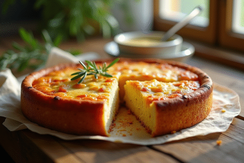 L’irrésistible association du chorizo et du chèvre dans un cake