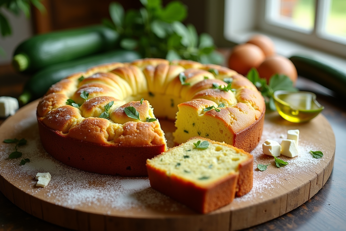 Idées gourmandes pour un cake à la courgette et à la feta réussi