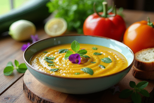 Cuisine végétarienne : le gaspacho de courgette en 5 versions