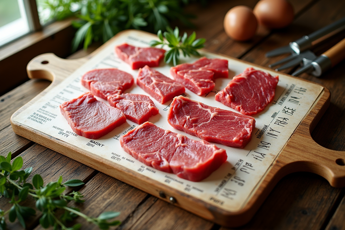 Maîtriser les noms des morceaux de bœuf pour mieux les apprécier