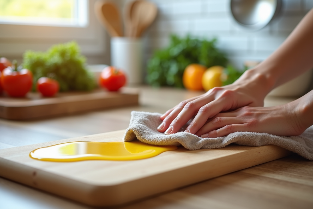 Bois alimentaire : quelle huile choisir pour protéger et entretenir en toute sécurité ?