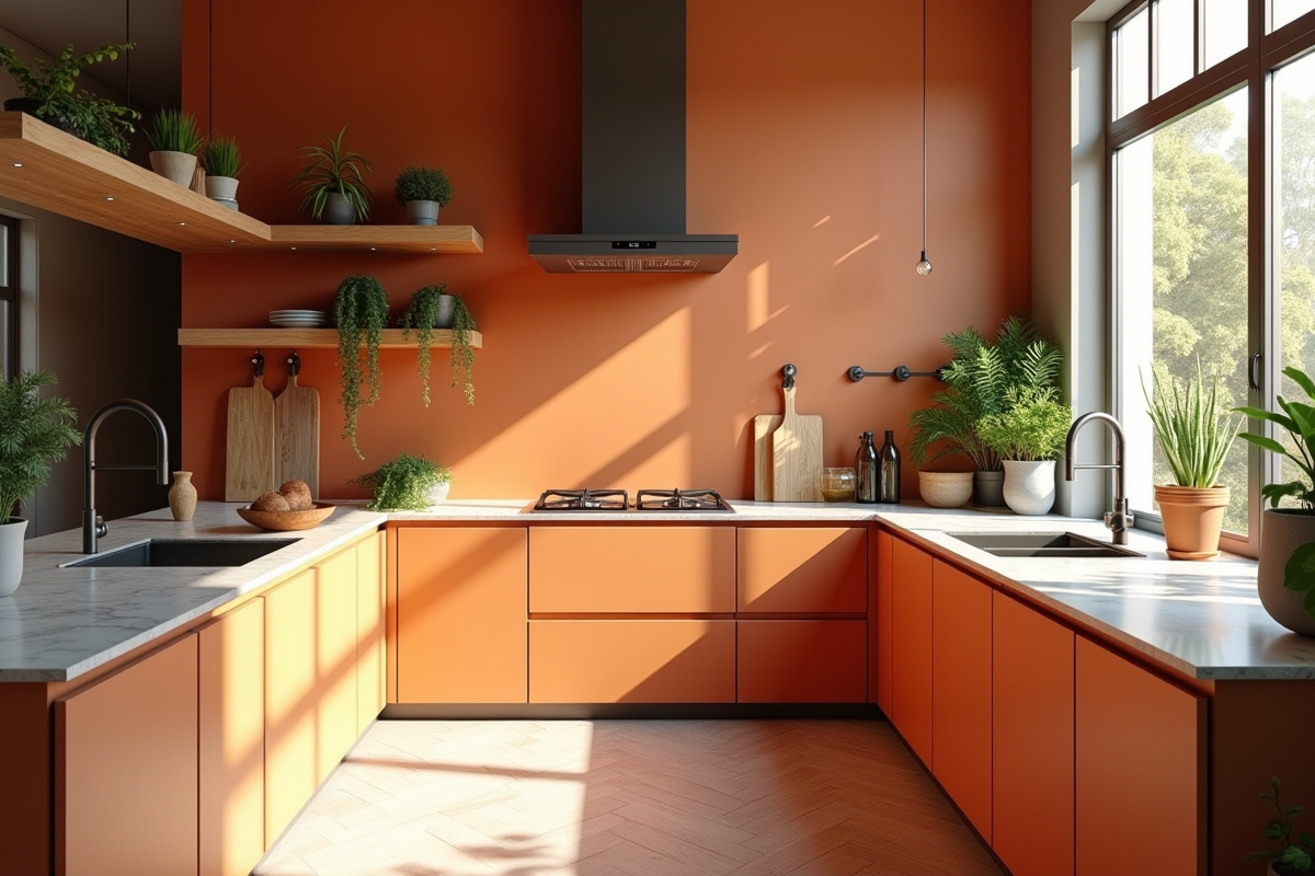 Idées de couleurs : quelle peinture choisir pour une cuisine chaleureuse ?