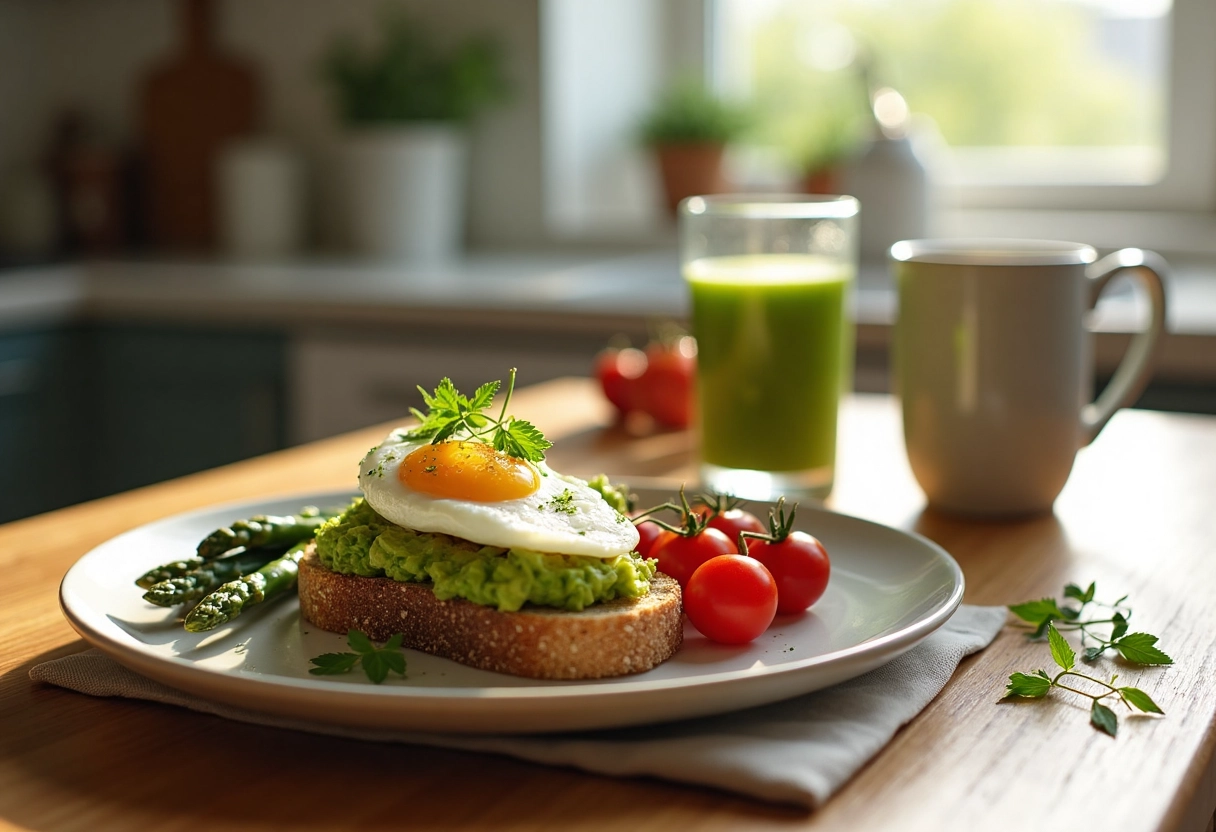 petit-déjeuner sain