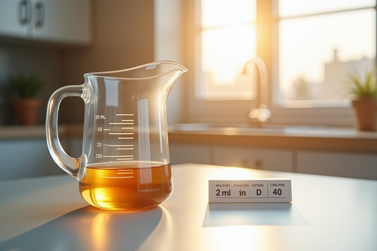 Facilitez-vous la cuisine : convertir 20 ml en cl
